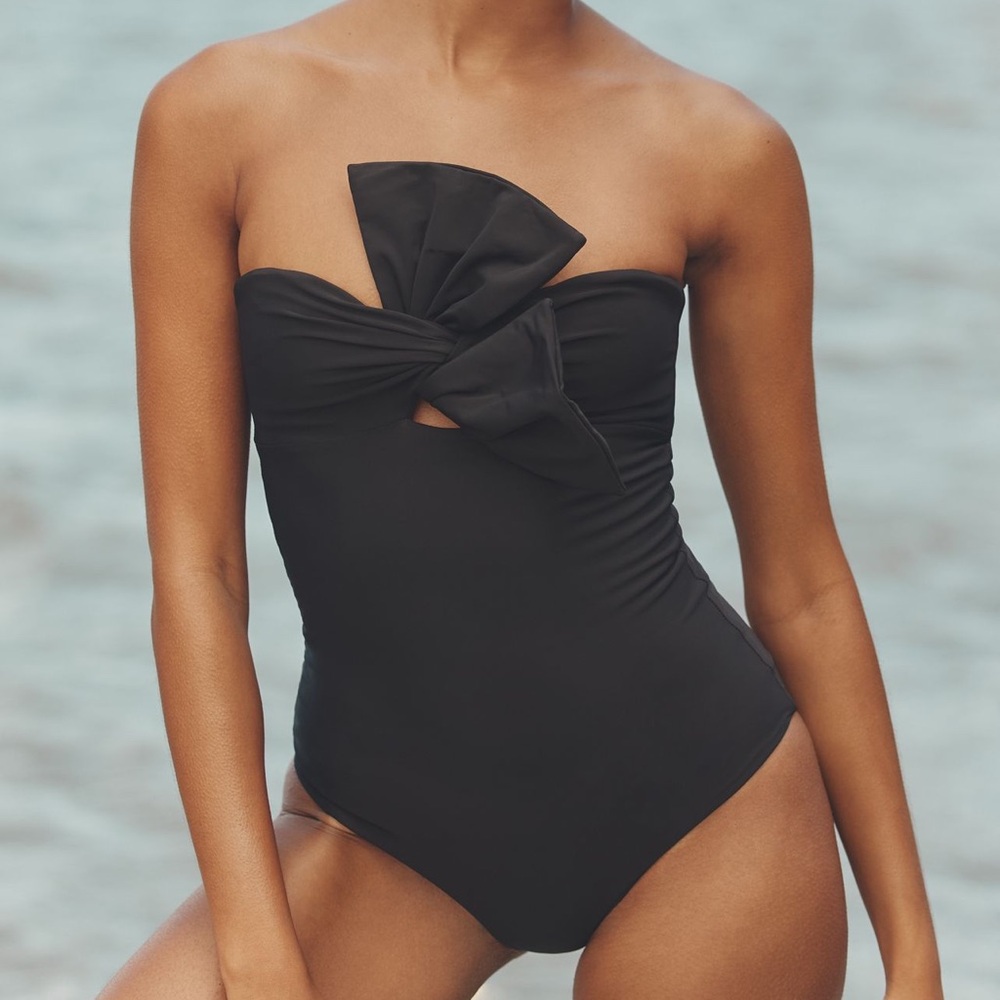 Juan de Dios Malaga One-Piece Swimsuit Anthropologie XL Flattering Vacation Wear